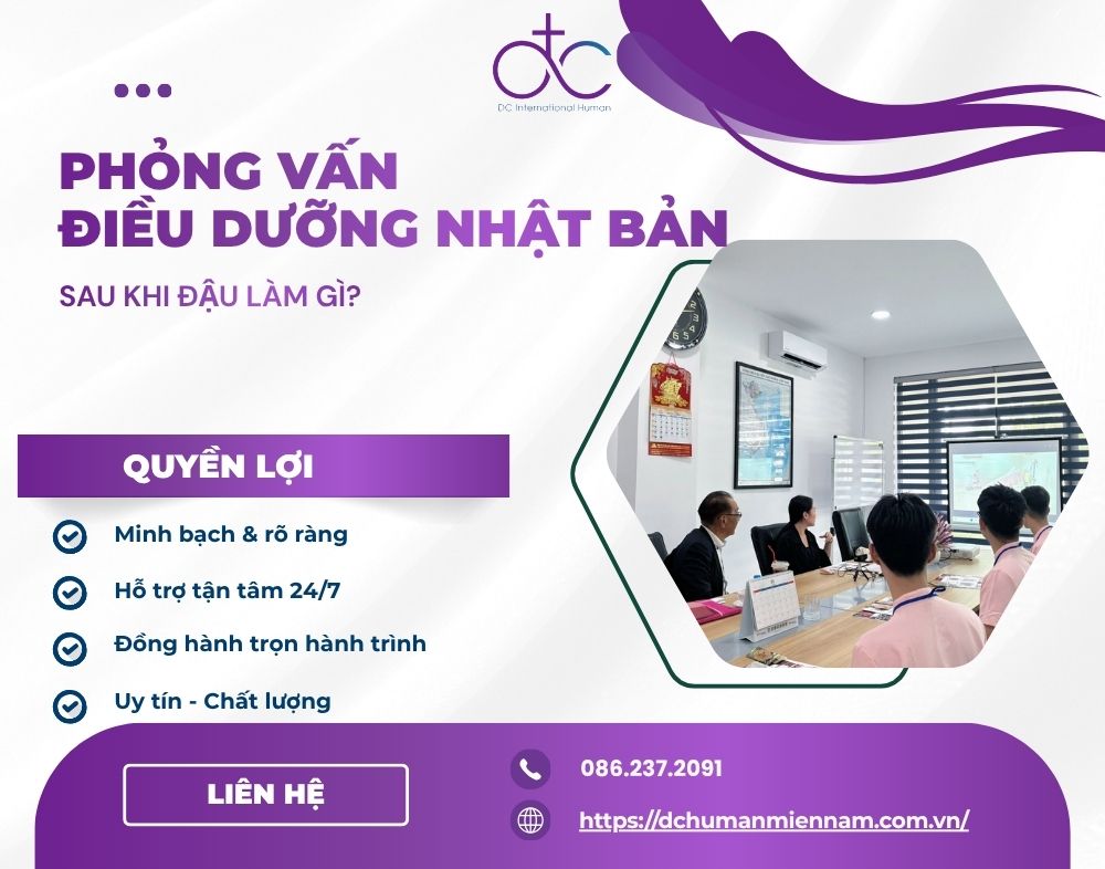 PHỎNG VẤN ĐIỀU DƯỠNG NHẬT BẢN: SAU KHI ĐẬU LÀM GÌ?