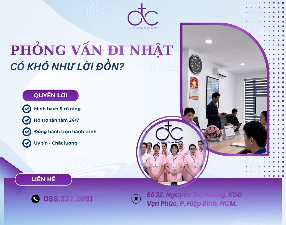 PHỎNG VẤN ĐI NHẬT CÓ KHÓ NHƯ LỜI ĐỒN? 