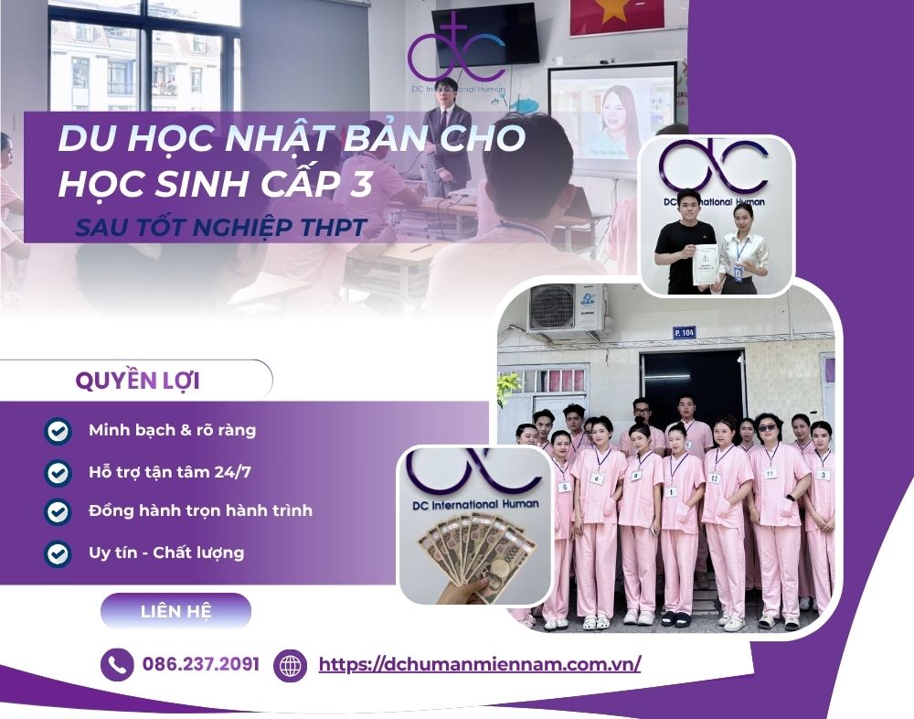 DU HỌC NHẬT BẢN CHO HỌC SINH CẤP 3 SAU TỐT NGHIỆP THPT