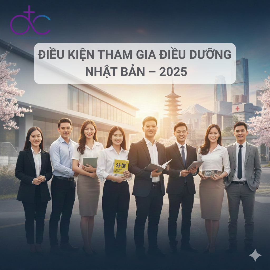 Điều kiện tham gia điều dưỡng Nhật Bản – 2025