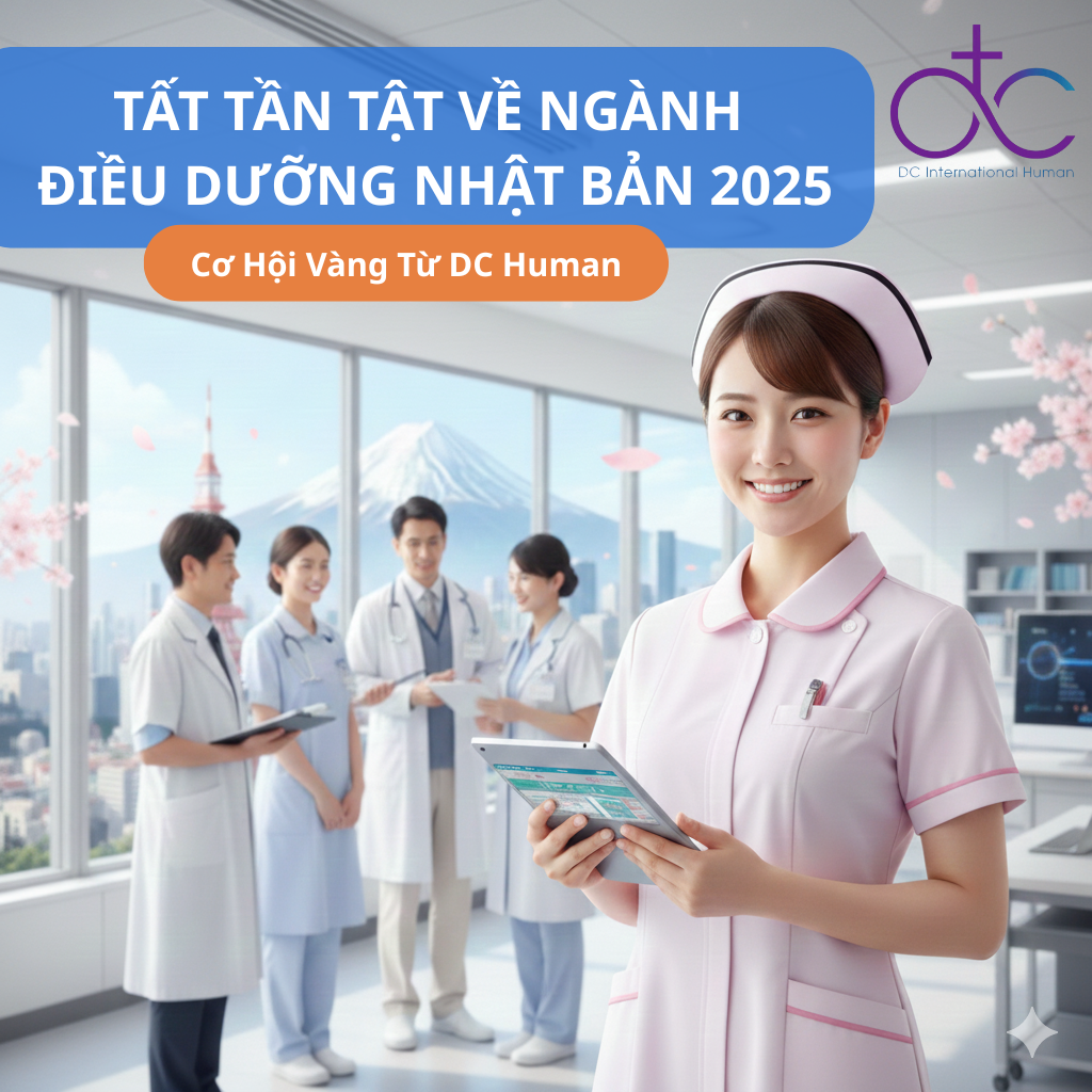 Tất tần tật về ngành điều dưỡng nhật bản 2025: cơ hội vàng từ DC Human