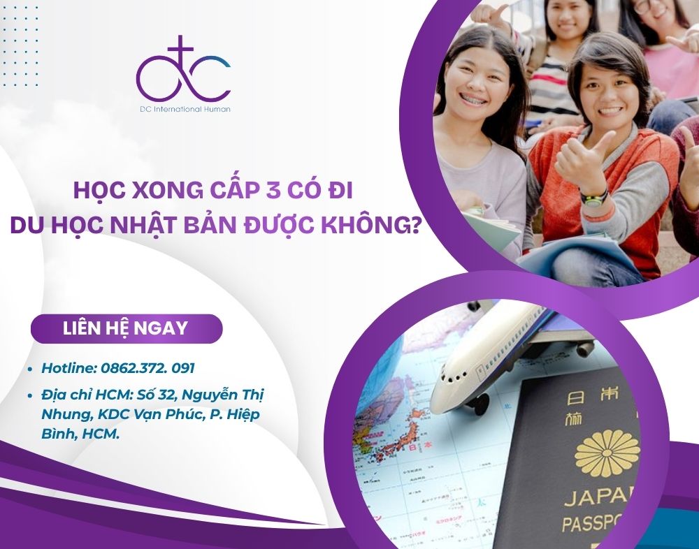 Học xong cấp 3 có đi du học Nhật Bản được không?