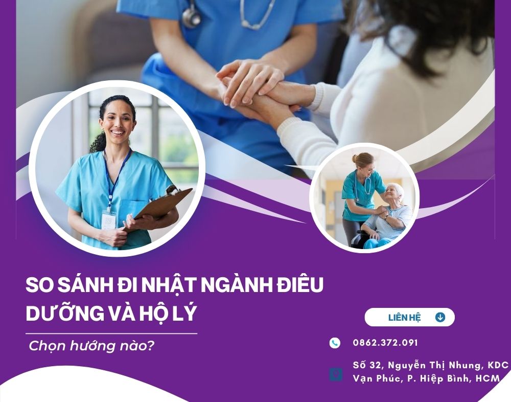 So sánh đi Nhật ngành điều dưỡng và hộ lý: Chọn hướng nào? 