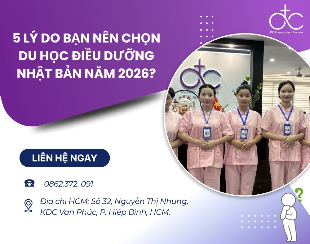 5 lý do bạn nên chọn du học điều dưỡng Nhật Bản năm 2026?