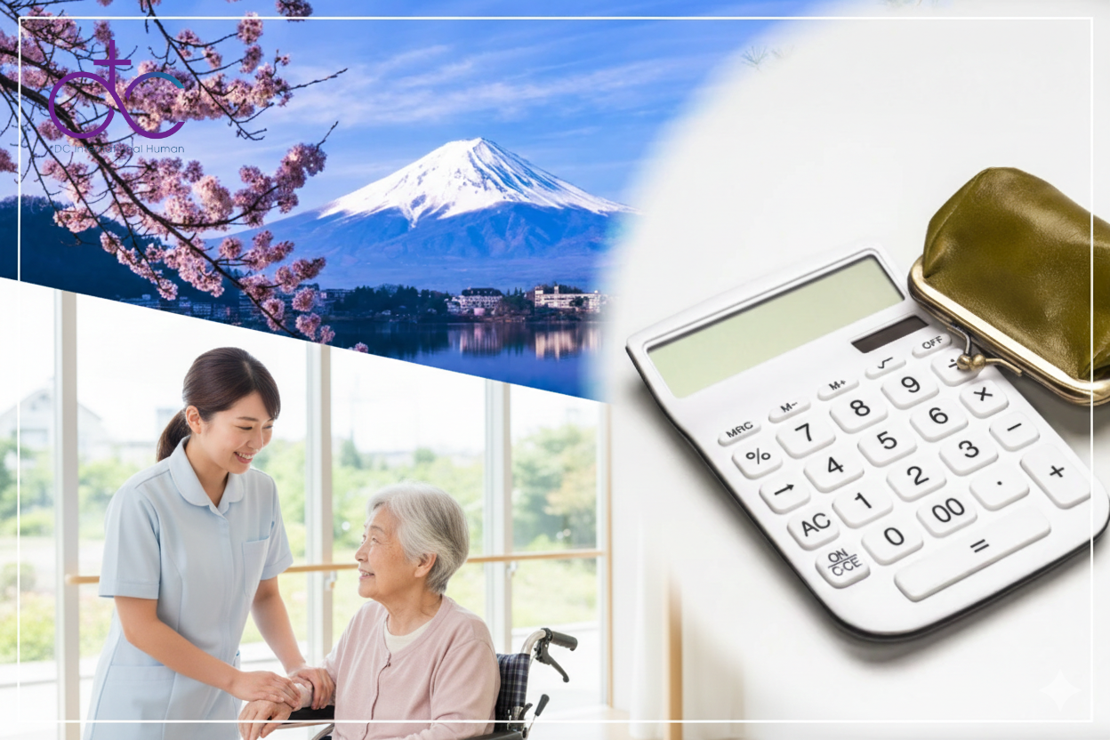 Chi phí đi Nhật điều dưỡng 2026