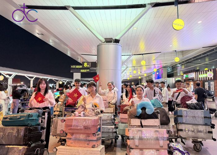Sau hoàn thành các quy trình sẽ xuất cảnh sang nhật