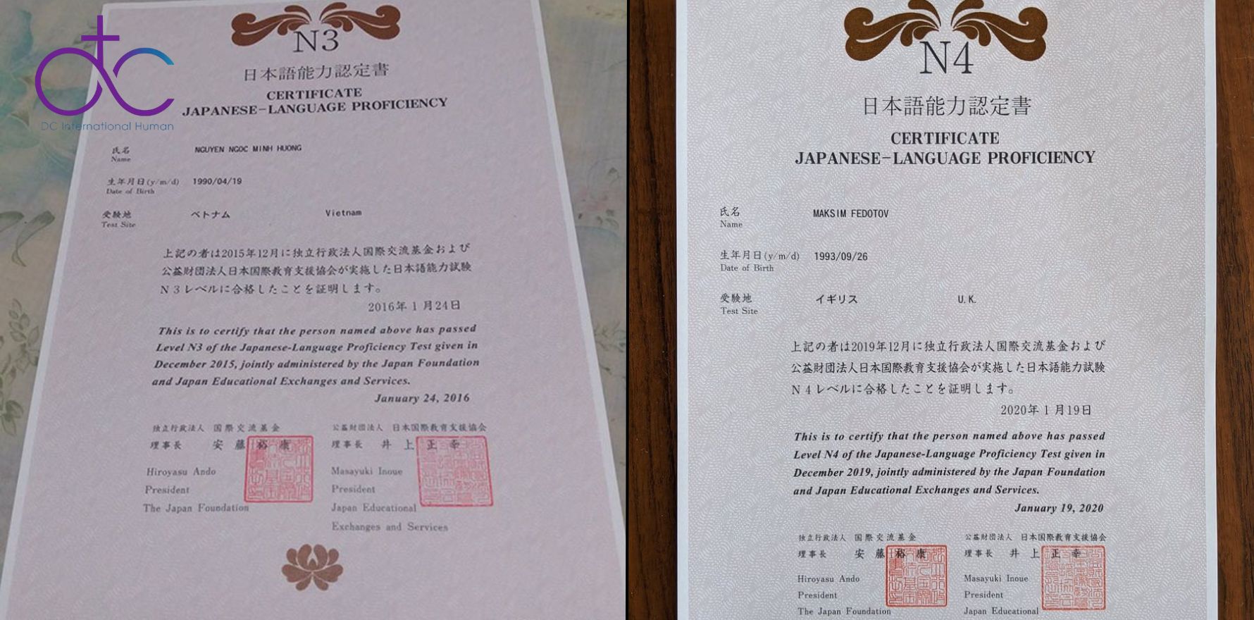 trình độ tiếng nhật của điều dưỡng và hộ lý